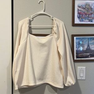 New Madewell Blouse Cream - XL